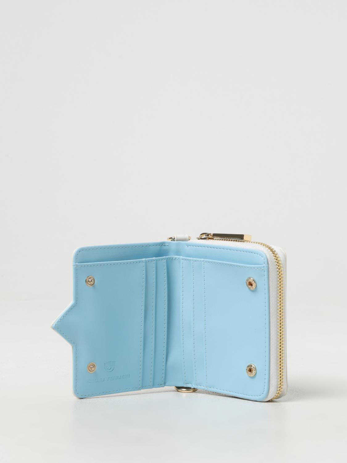CHIARA FERRAGNI CARTERA: Cartera mujer Chiara Ferragni, Blanco - Img 2
