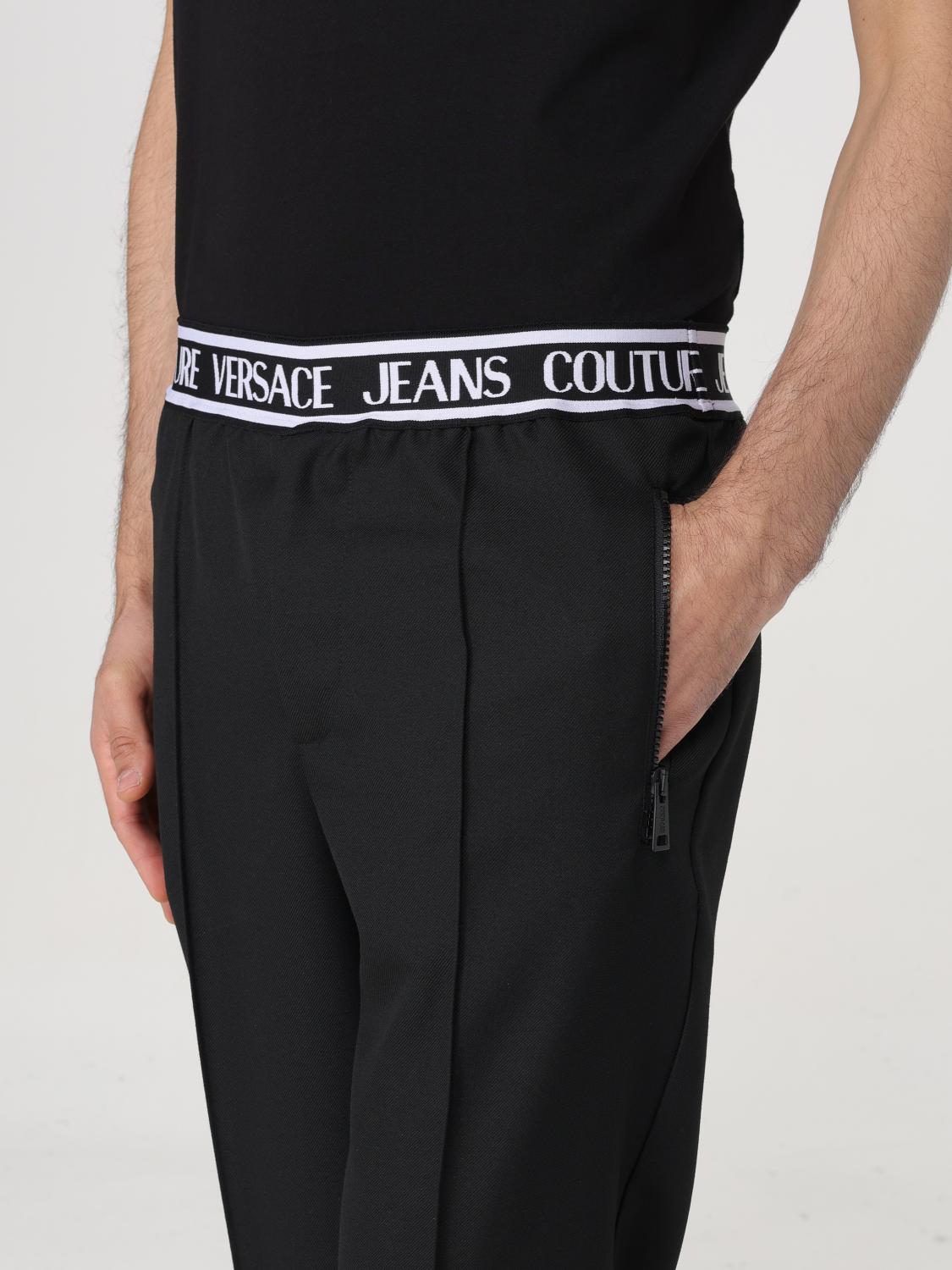 VERSACE JEANS COUTURE パンツ: パンツ メンズ Versace Jeans Couture, ブラック - Img 3