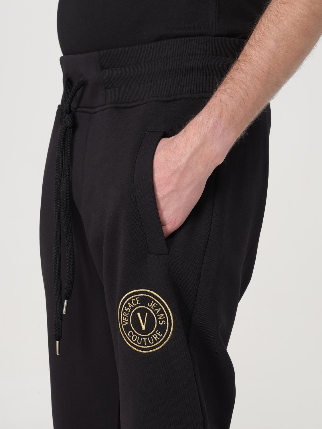 VERSACE JEANS COUTURE HOSE: Hose herren Versace Jeans Couture, Schwarz - Img 4