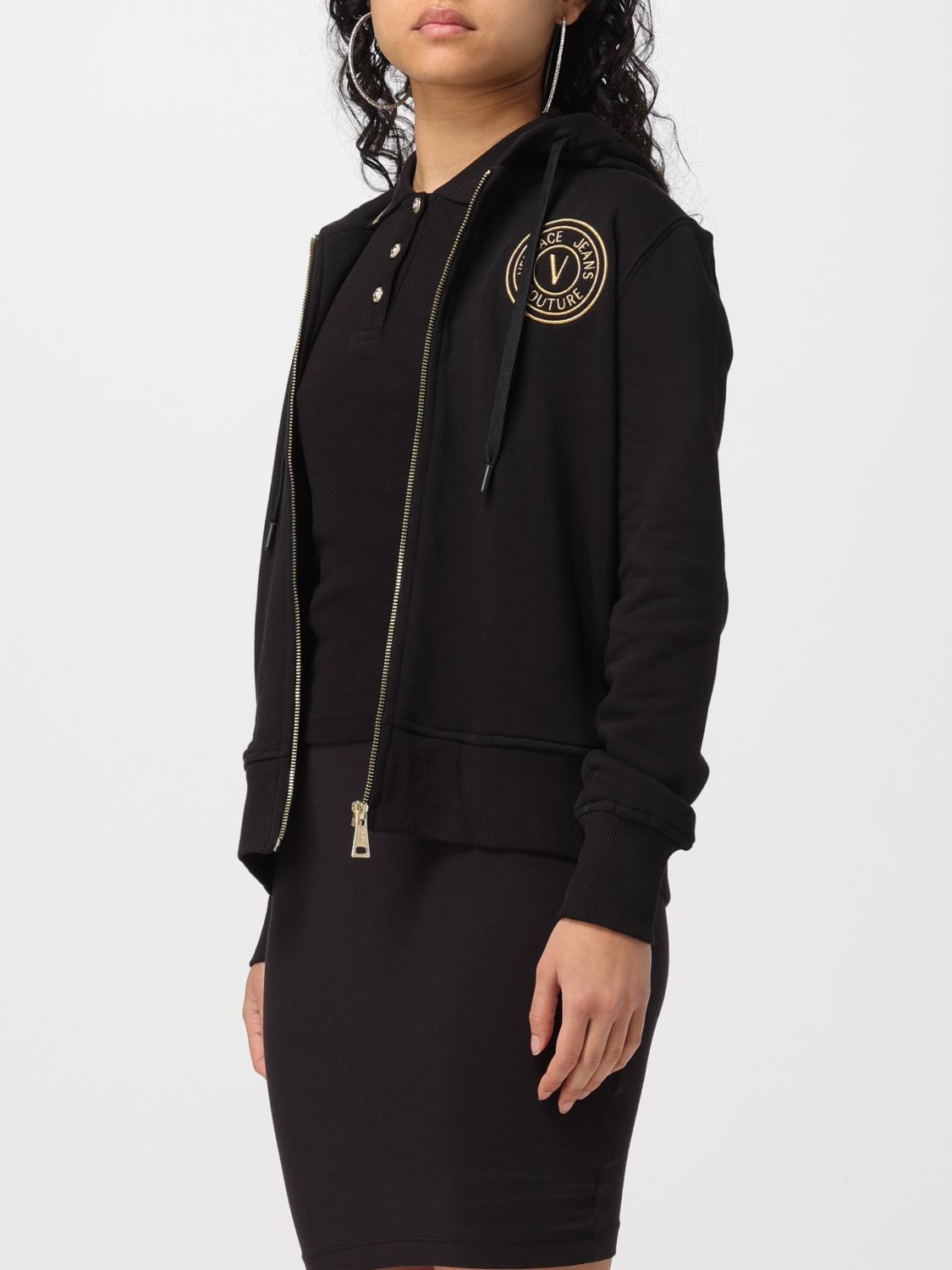 VERSACE JEANS COUTURE SUDADERA: Sudadera mujer Versace Jeans Couture, Negro - Img 4