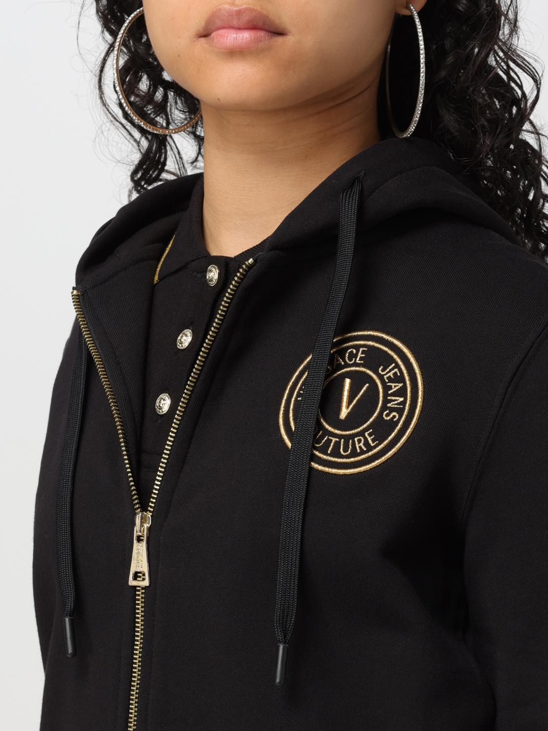 VERSACE JEANS COUTURE SUDADERA: Sudadera mujer Versace Jeans Couture, Negro - Img 5