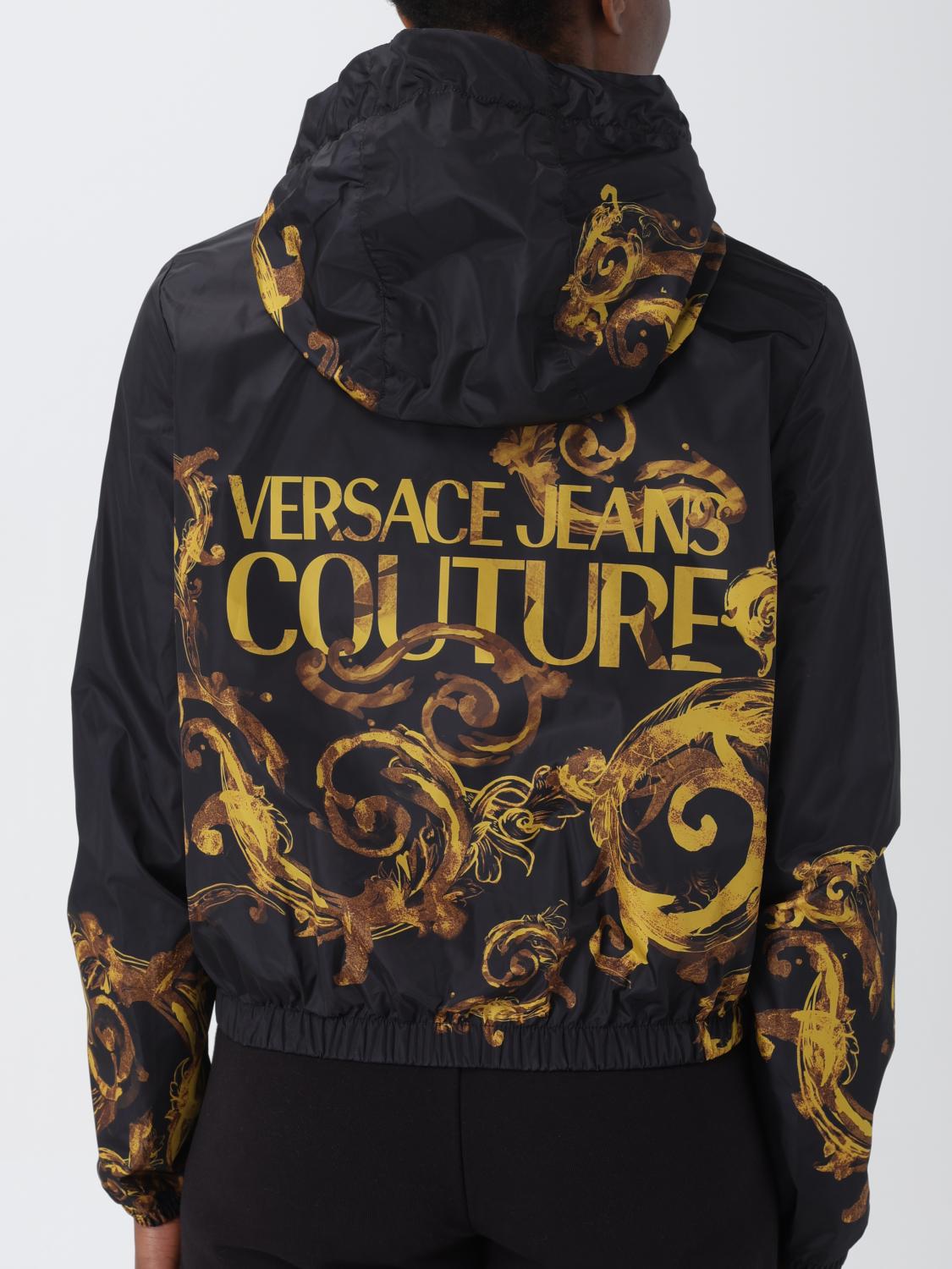 VERSACE JEANS COUTURE 外套: 西服外套 女士 Versace Jeans Couture, 黑色 - Img 4