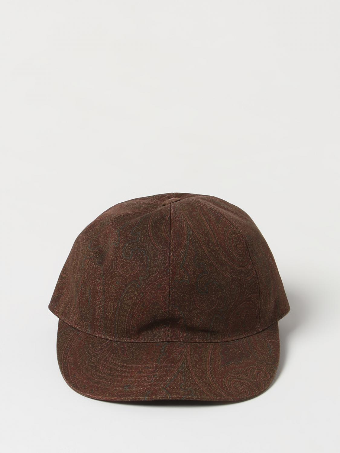 ETRO HAT: Hat men Etro, Brown - Img 2
