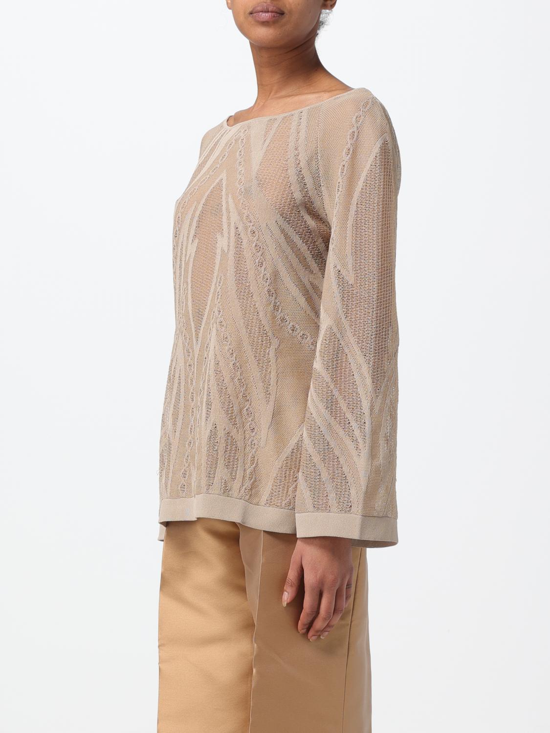 ALBERTA FERRETTI JERSEY: Jersey mujer Alberta Ferretti, Beige - Img 4