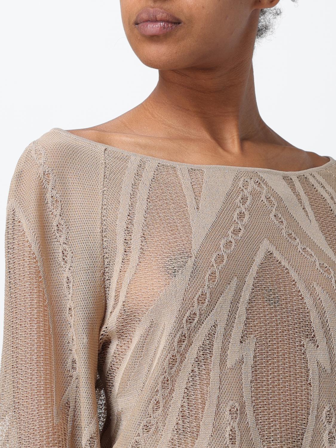 ALBERTA FERRETTI JERSEY: Jersey mujer Alberta Ferretti, Beige - Img 5