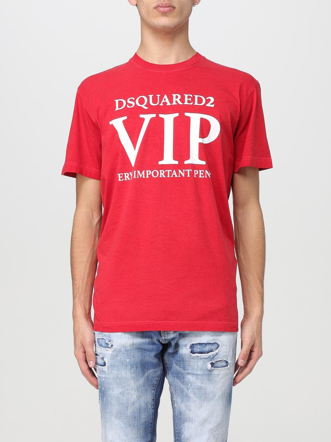 Dsquared2 T-shirt men - Red | S71GD1390S22427 | GIGLIO.COM