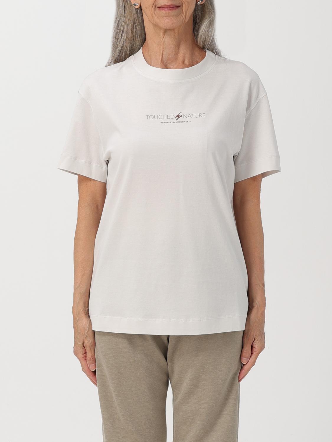 Brunello Cucinelli T-shirt woman - White | M0A45EI600 | GIGLIO.COM