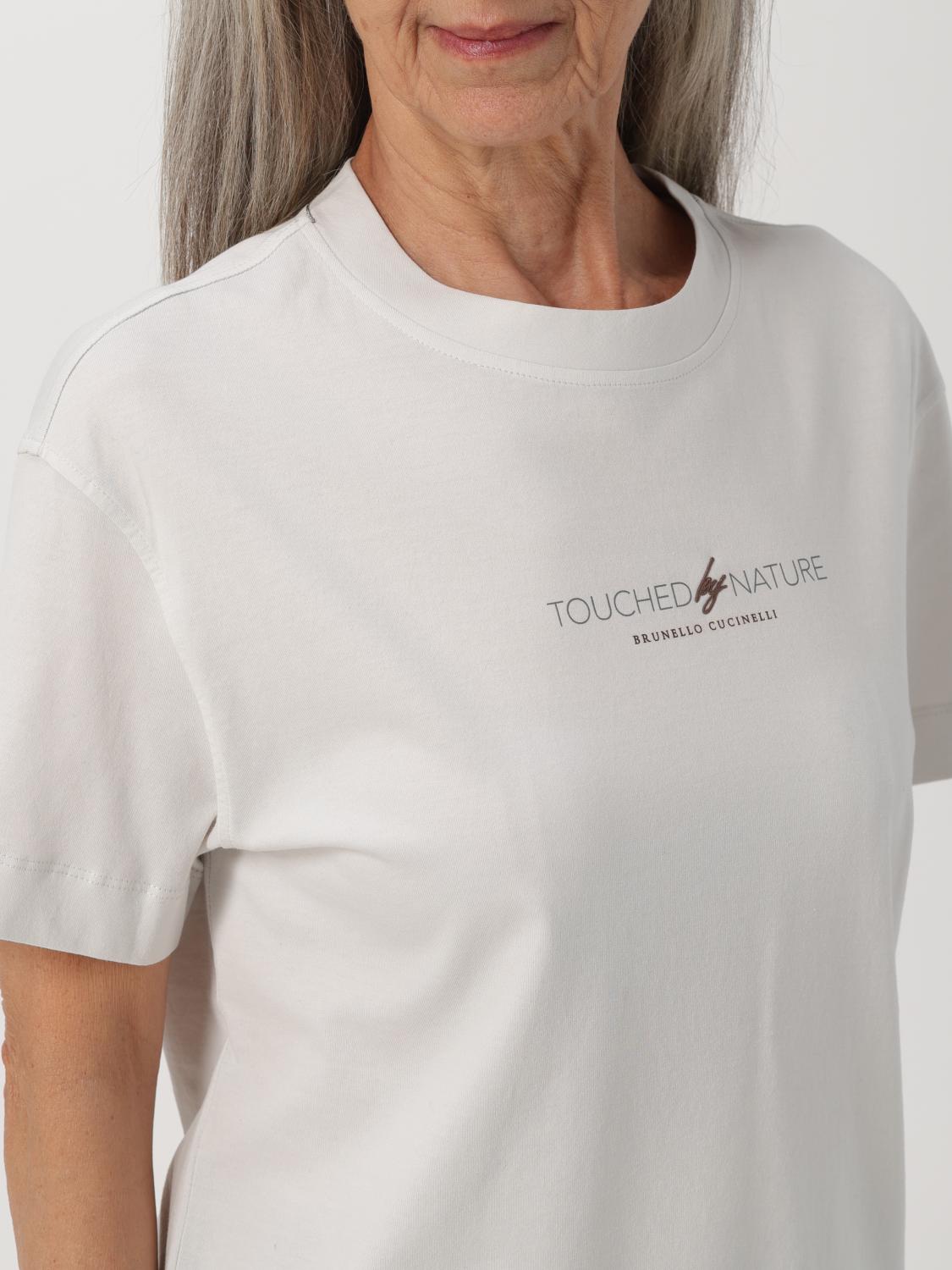Brunello Cucinelli T-shirt woman - White | M0A45EI600 | GIGLIO.COM