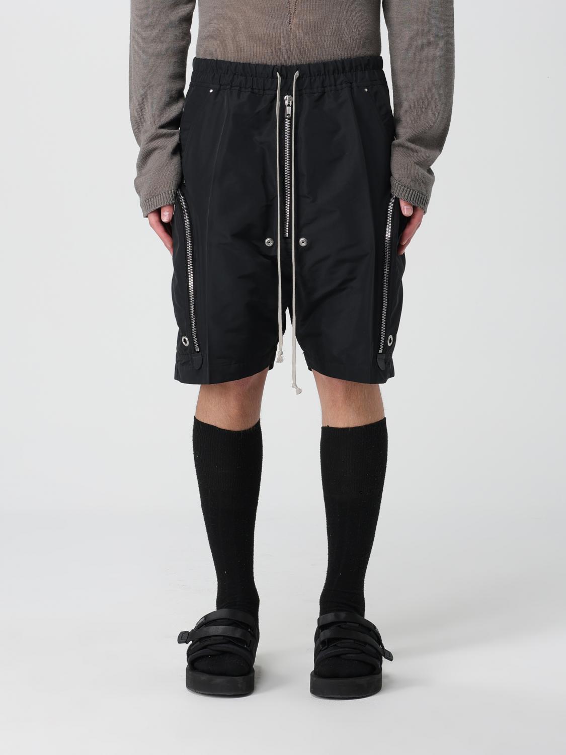 RICK OWENS SHORTS: Trousers men Rick Owens, Black - Img 1