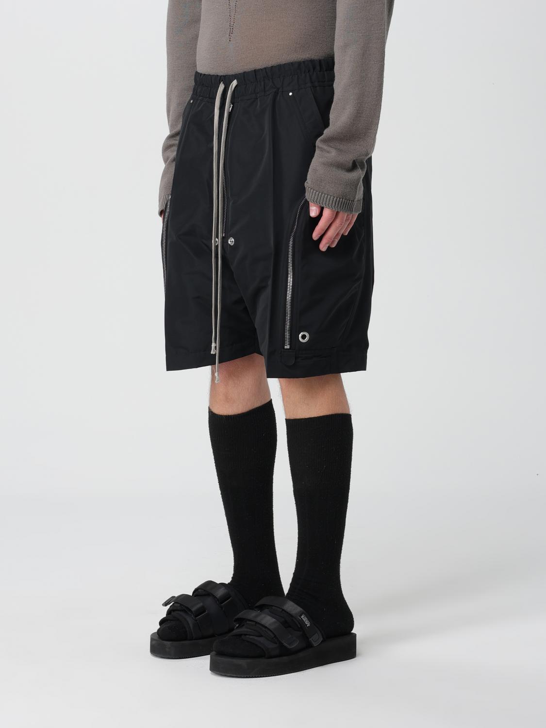 RICK OWENS SHORTS: Trousers men Rick Owens, Black - Img 4