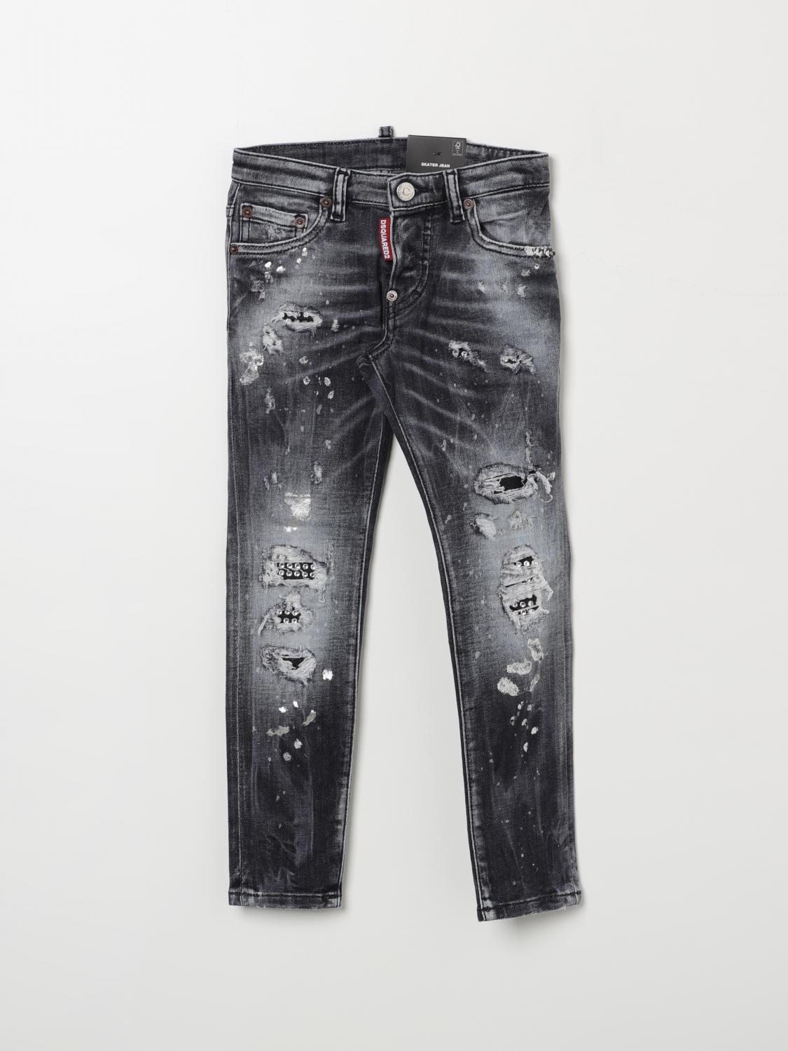 DSQUARED2 Jeans kids Junior Blue Dsquared2 jeans DQ03LDD0A7M online at GIGLIO.COM