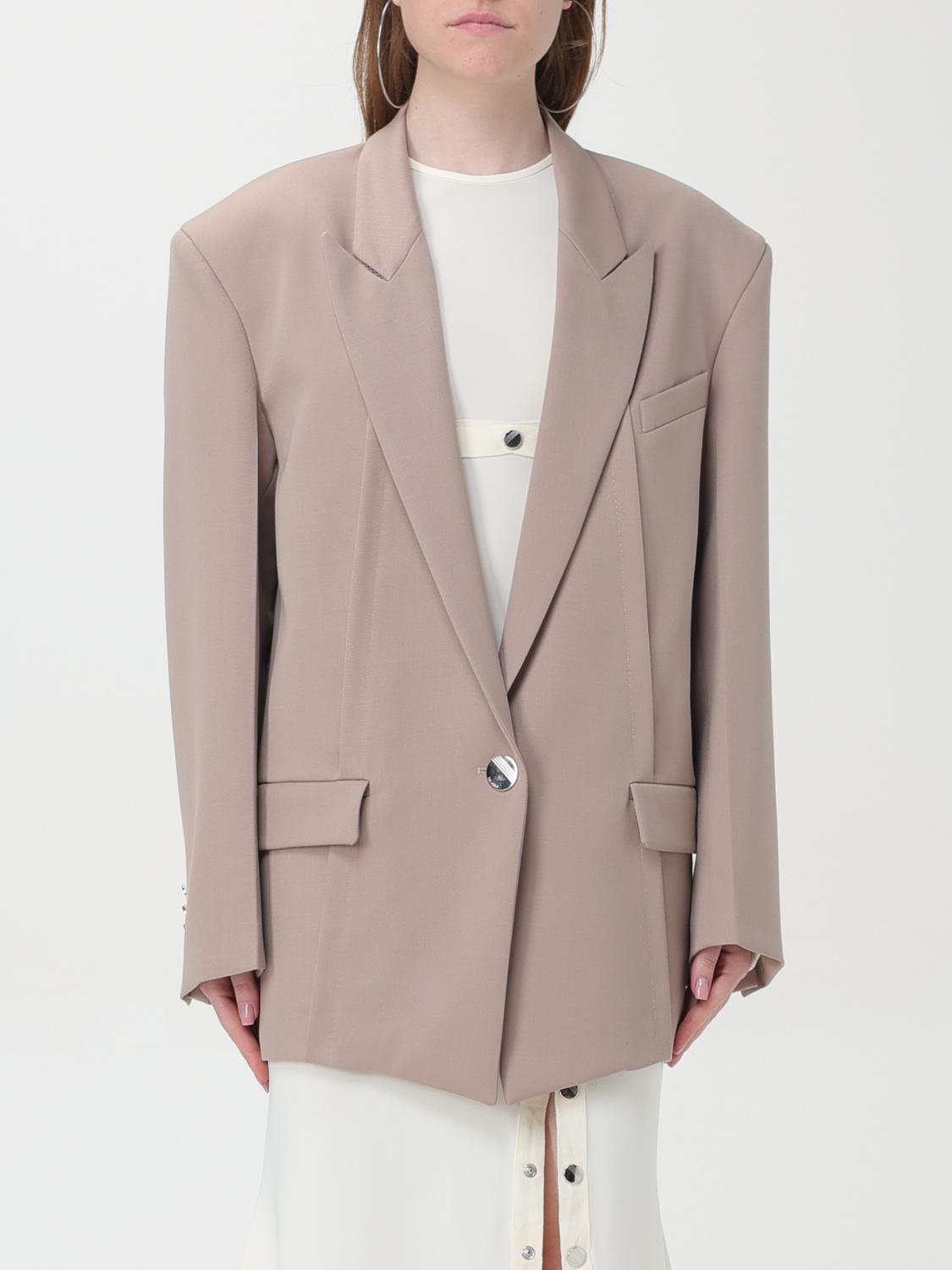 ジャケット THE ATTICO Women Outer 241WCG46 W046 198 Beige Glen'' beige blazer for Women | THE ATTICO®