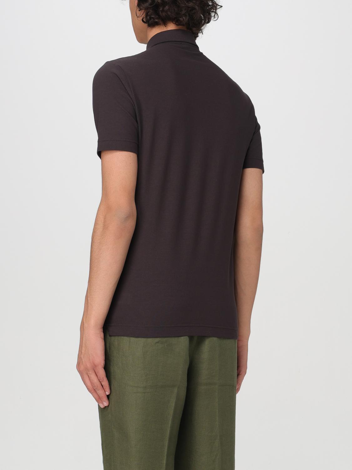 ZANONE POLO SHIRT: Polo shirt men Zanone, Cocoa - Img 2