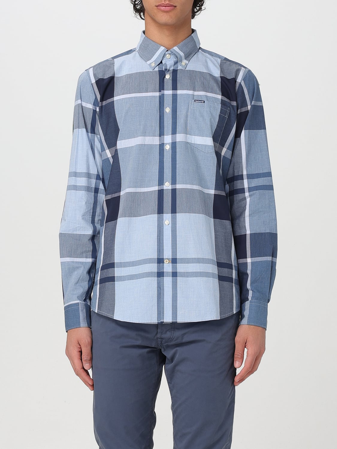 BARBOUR 셔츠: 셔츠 남성 Barbour, 노드 블루 - Img 1