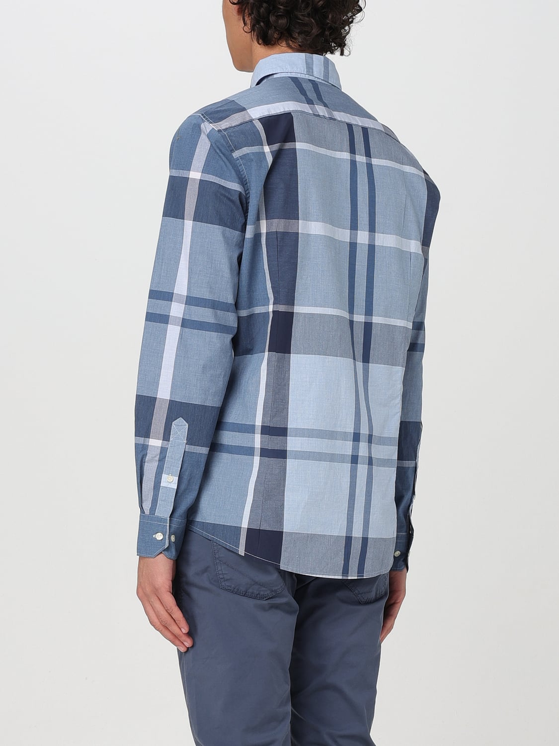 BARBOUR 셔츠: 셔츠 남성 Barbour, 노드 블루 - Img 2
