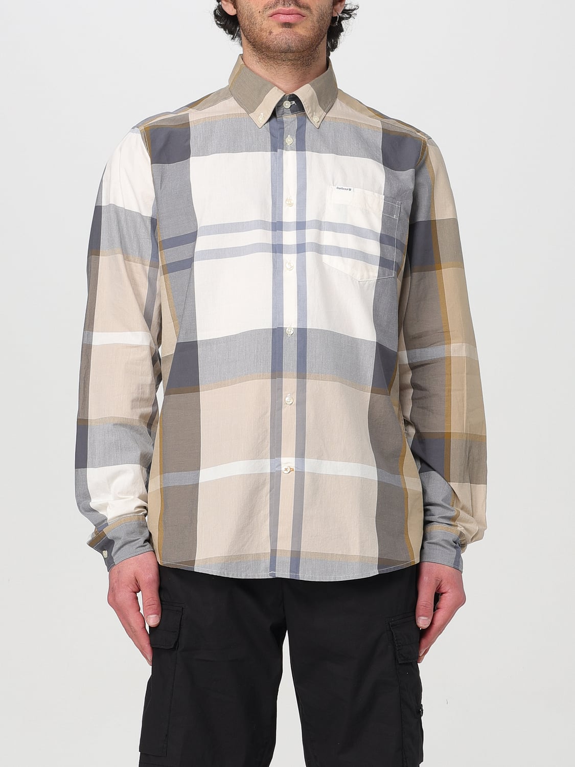 BARBOUR 셔츠: 셔츠 남성 Barbour, 베이지 - Img 1