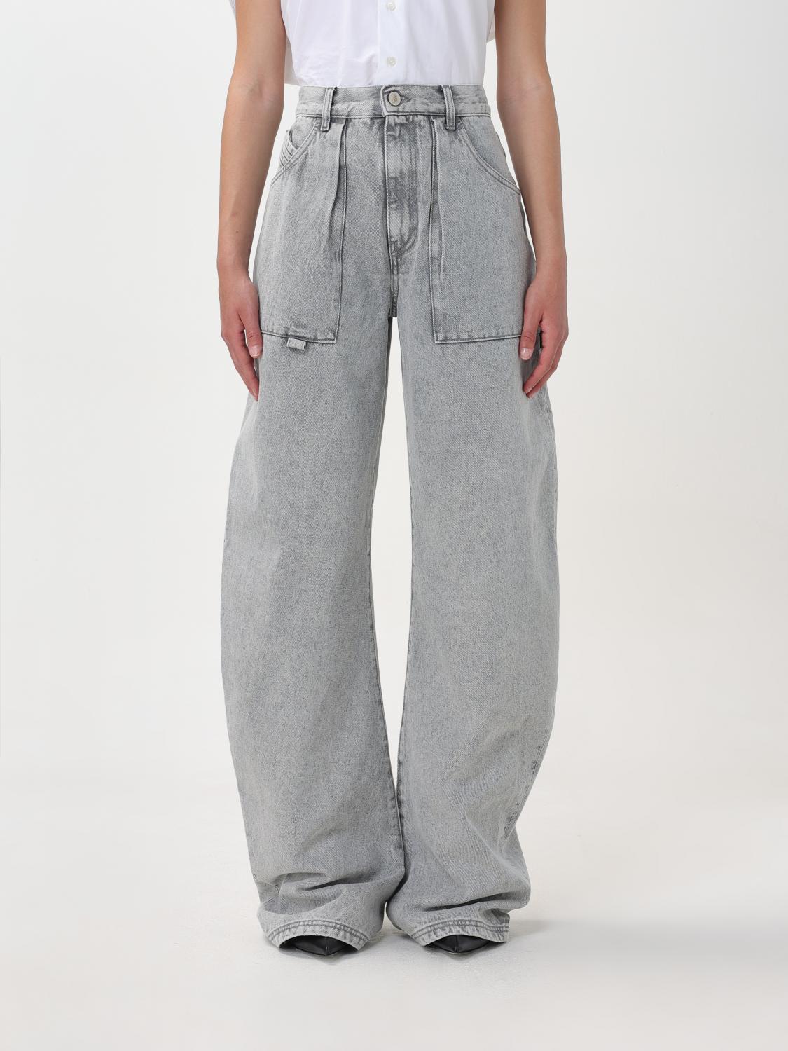 パンツ THE ATTICO Women Straight Pants 241WCP113D070307 Grey THE ATTICO Women Straight Pants 241WCP113D070307 Grey (THE