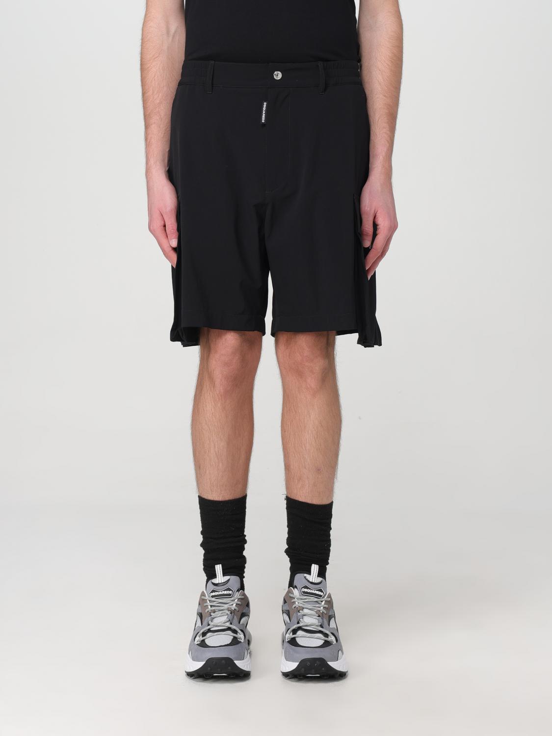 DSQUARED2 SHORTS: Short men Dsquared2, Black - Img 1