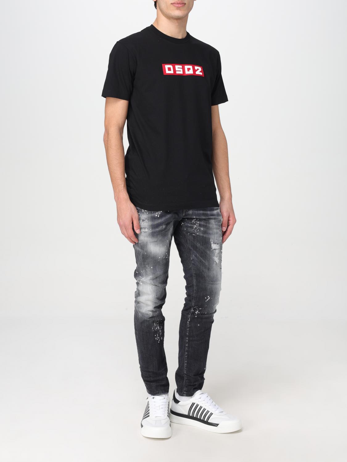 DSQUARED2: Jeans men - Black | Dsquared2 jeans