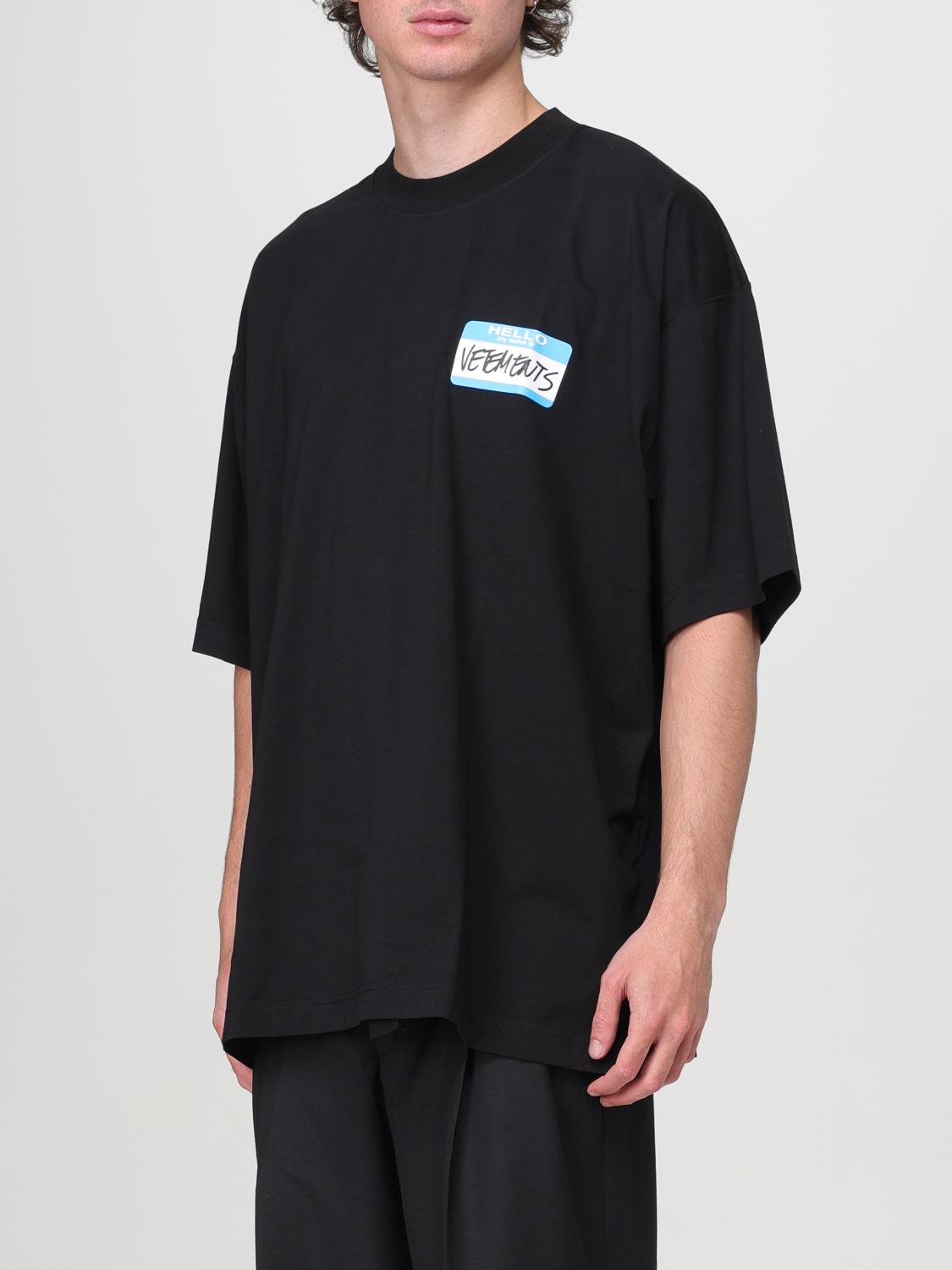 Vetements Tシャツ メンズ - ブラック | UE64TR130B | GIGLIO.COM