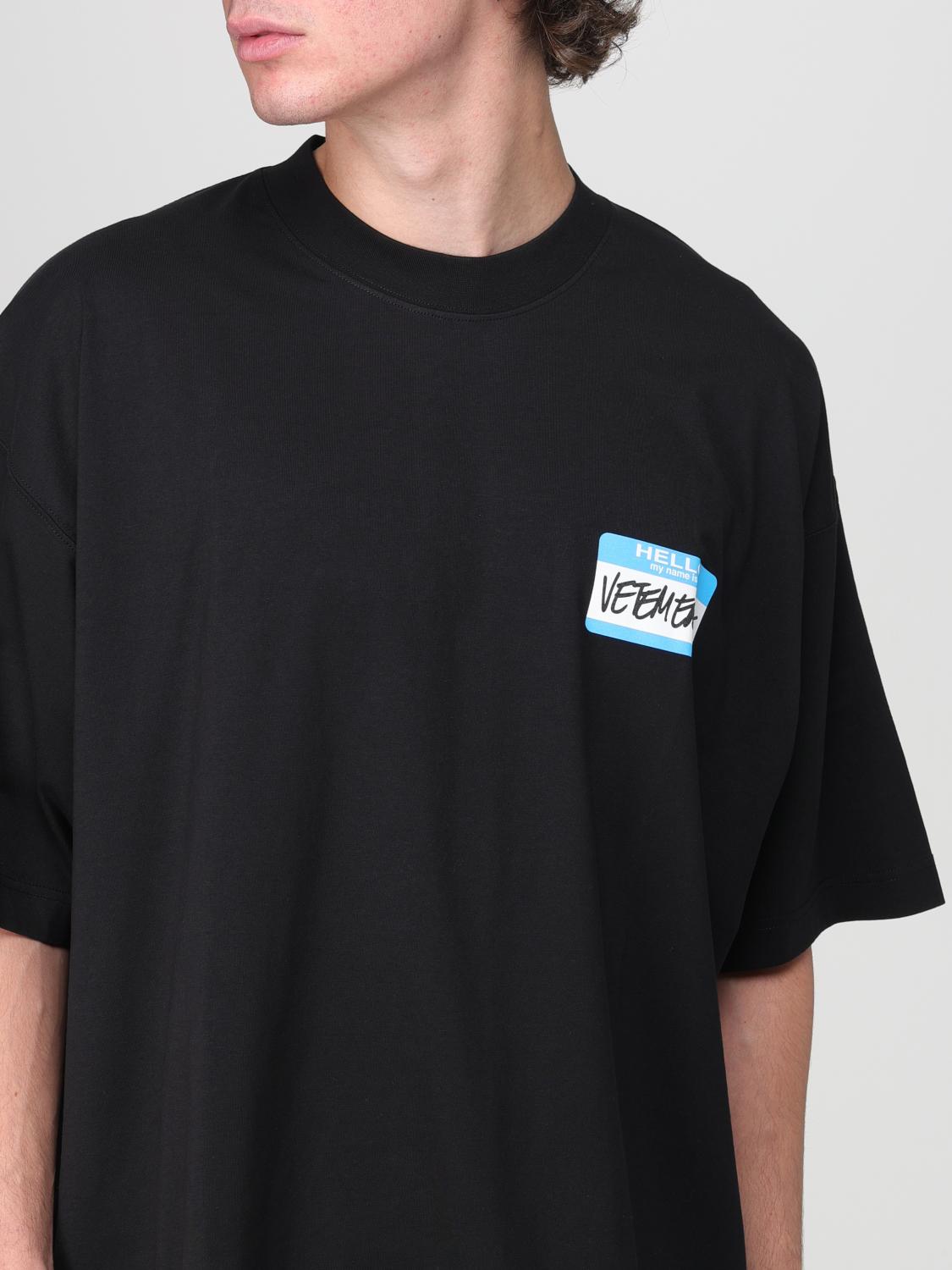 Vetements Tシャツ メンズ - ブラック | UE64TR130B | GIGLIO.COM