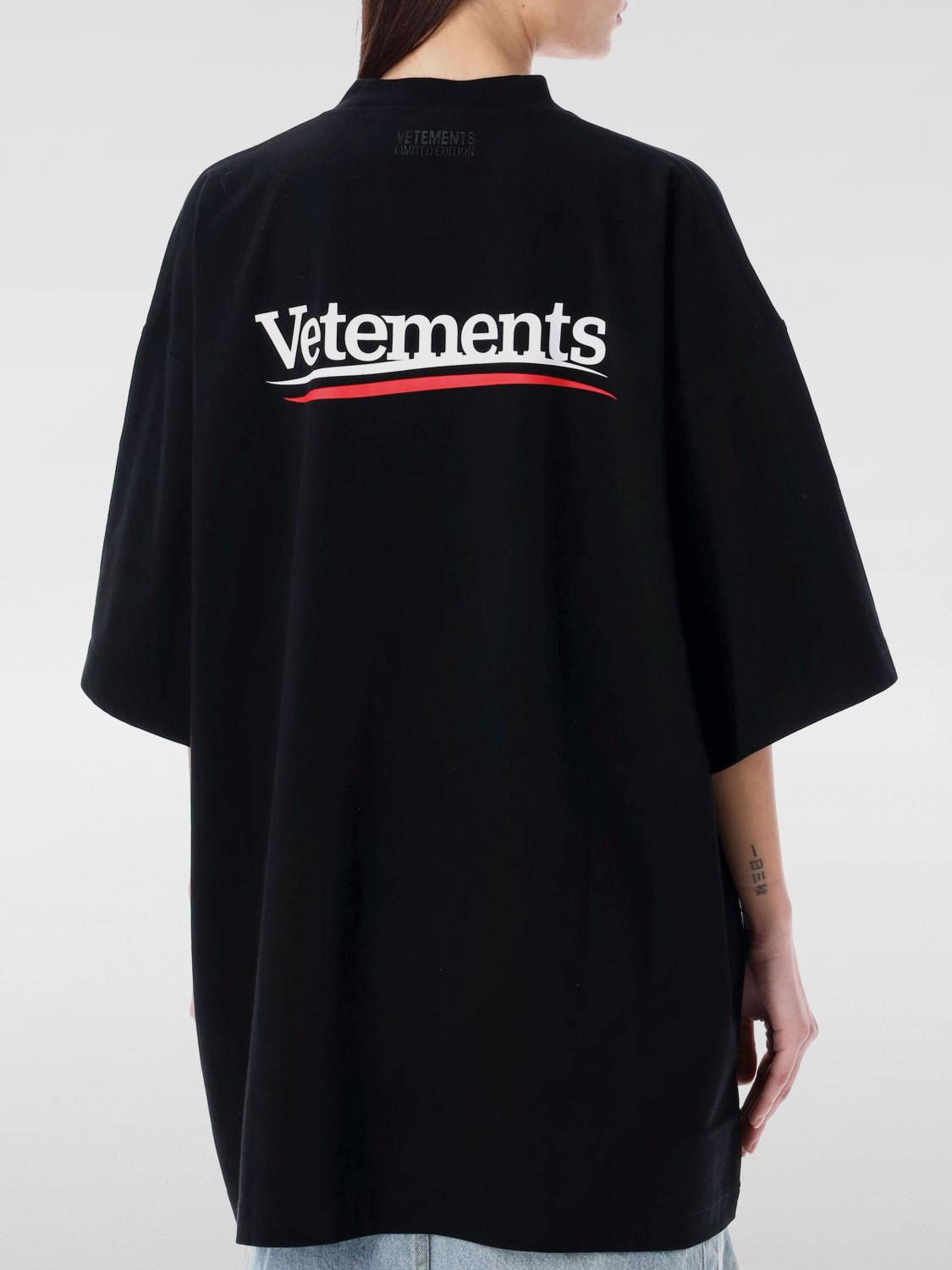 Vetements T-shirt men - Black | UE64TR440B | GIGLIO.COM
