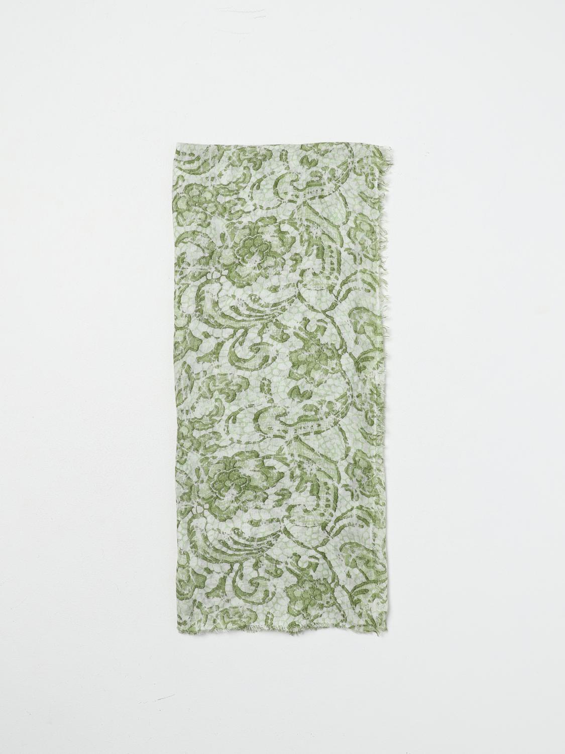 FALIERO SARTI SCIARPA: Sciarpa Faliero Sarti in misto viscosa e modal, Verde - Img 1