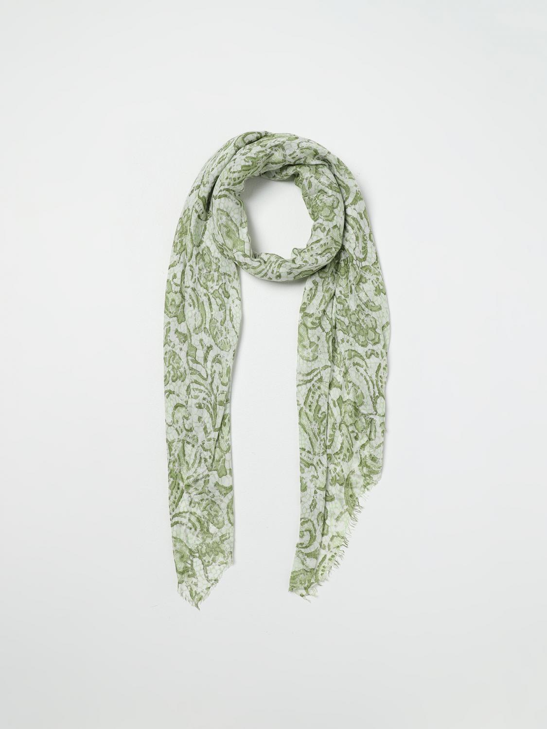 FALIERO SARTI SCIARPA: Sciarpa Faliero Sarti in misto viscosa e modal, Verde - Img 2