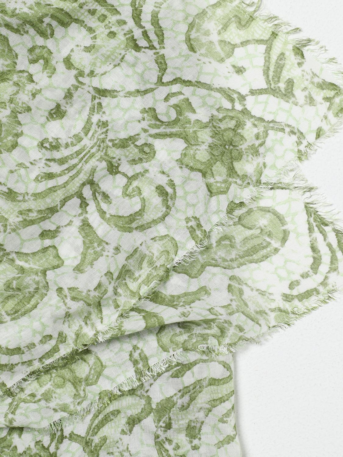 FALIERO SARTI SCIARPA: Sciarpa Faliero Sarti in misto viscosa e modal, Verde - Img 3