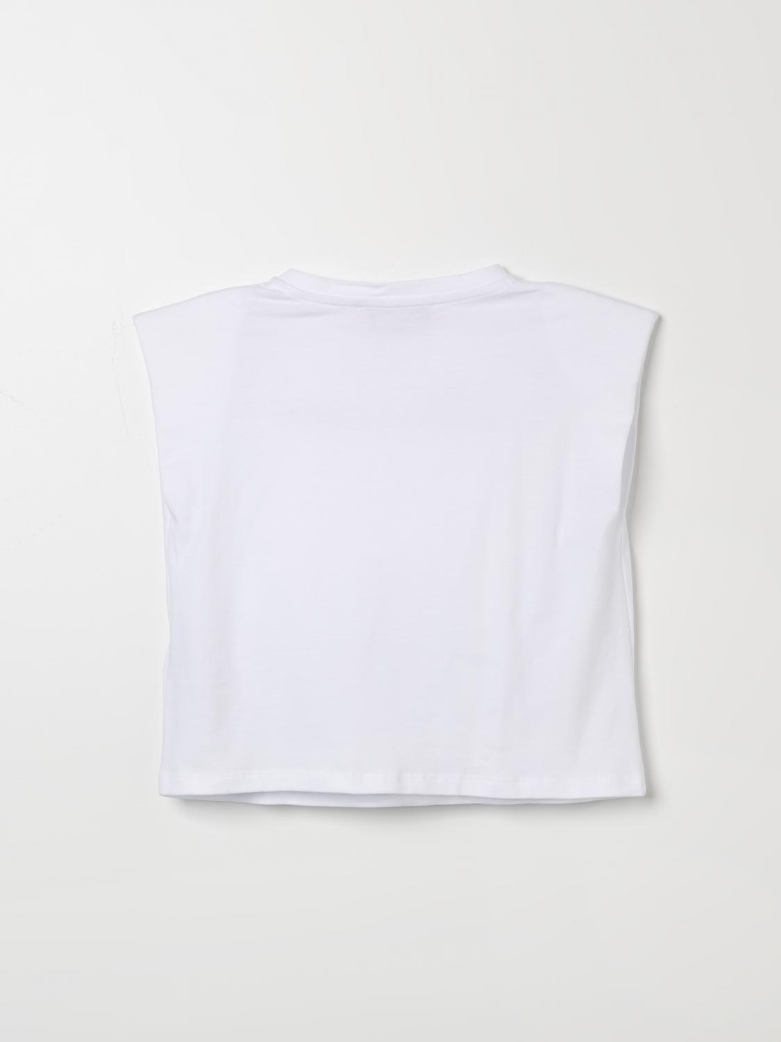 MISS BLUMARINE T-SHIRT: T-shirt kinder Miss Blumarine, Weiß - Img 2