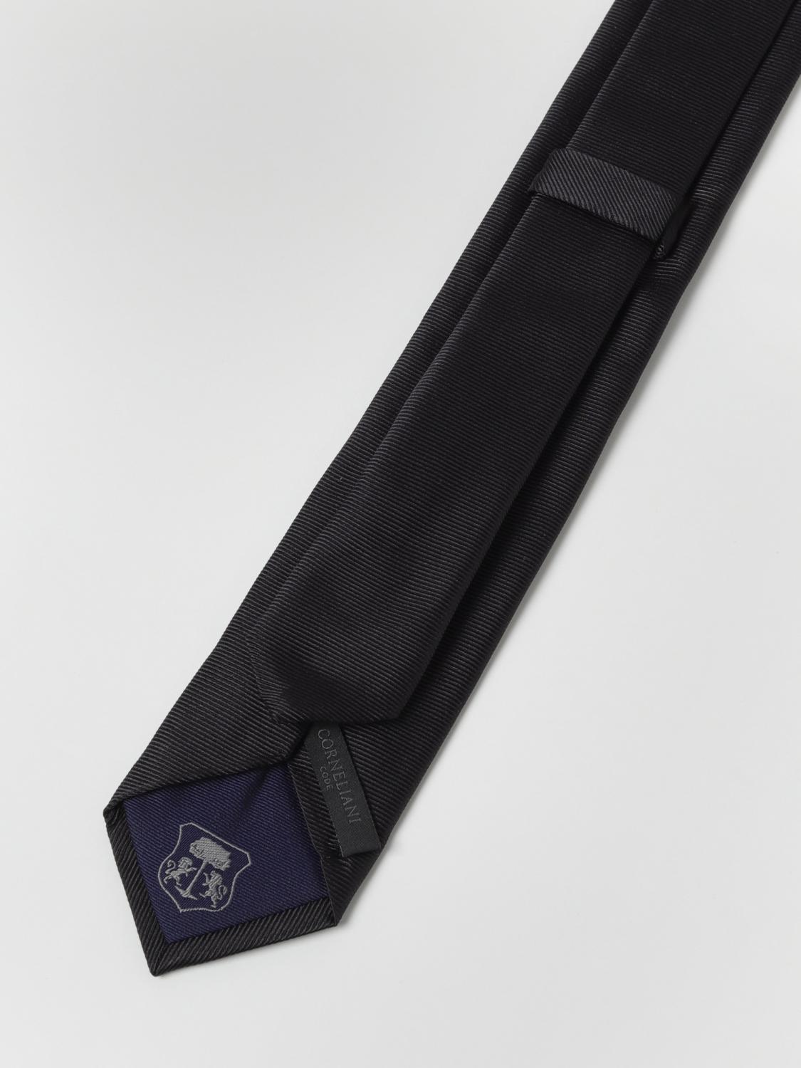 CORNELIANI TIE: Tie men Corneliani, Black - Img 2