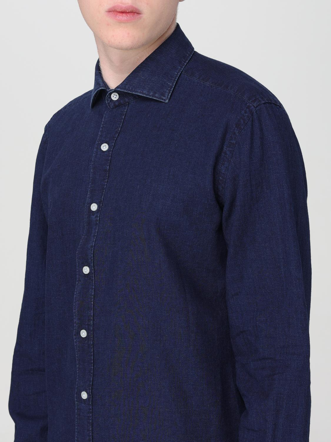FAY HEMD: Pullover herren Fay, Denim - Img 3
