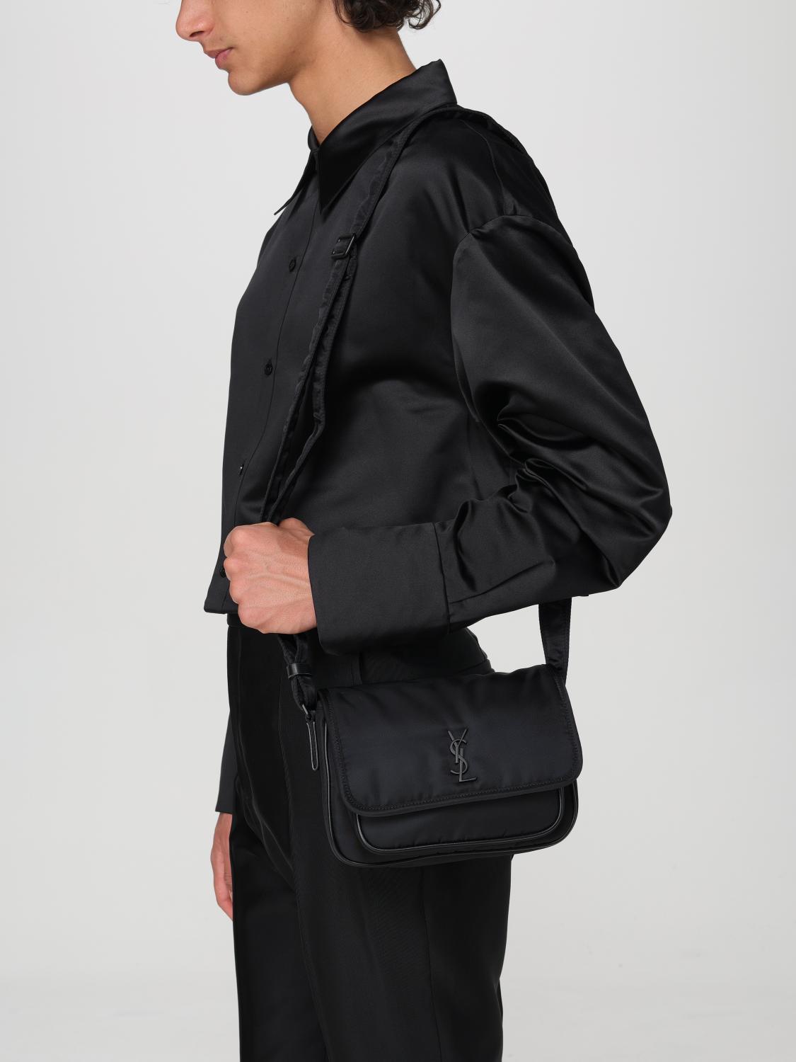 SAINT LAURENT SHOULDER BAG: Bags men Saint Laurent, Black - Img 2