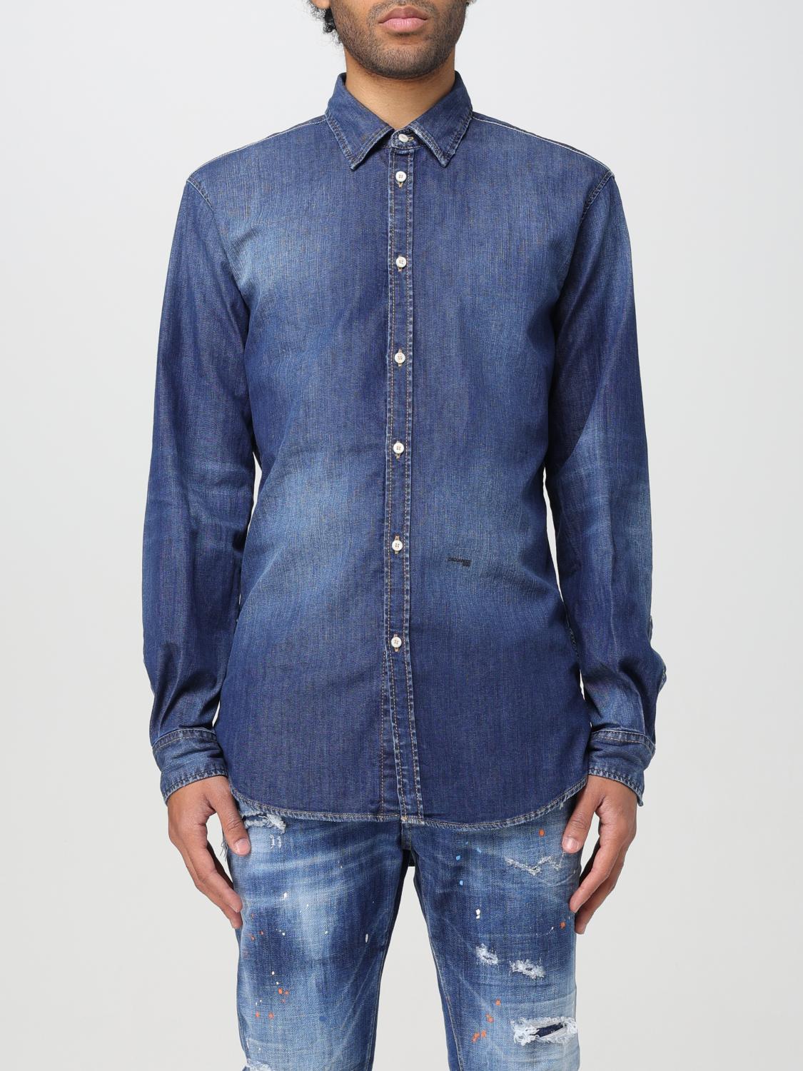 DSQUARED2 HEMD: Hemd herren Dsquared2, Navy - Img 1