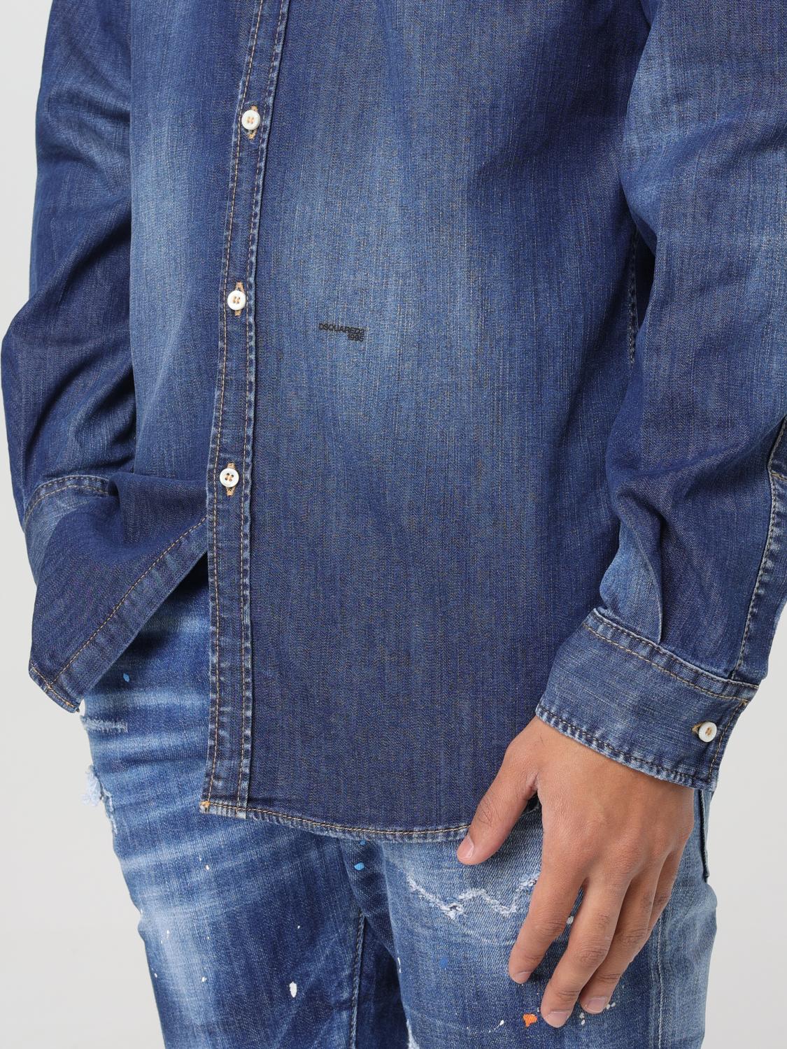 DSQUARED2 HEMD: Hemd herren Dsquared2, Navy - Img 4