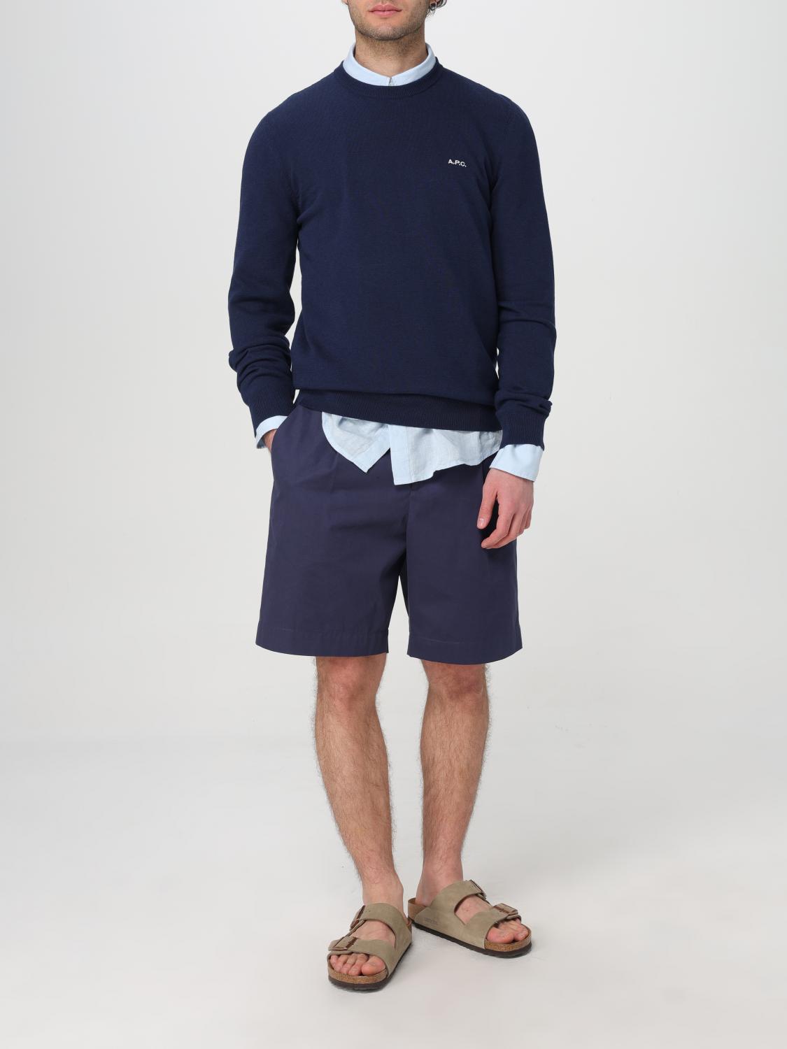 A.P.C. SWEATER: Sweater men A.P.C., Blue - Img 2