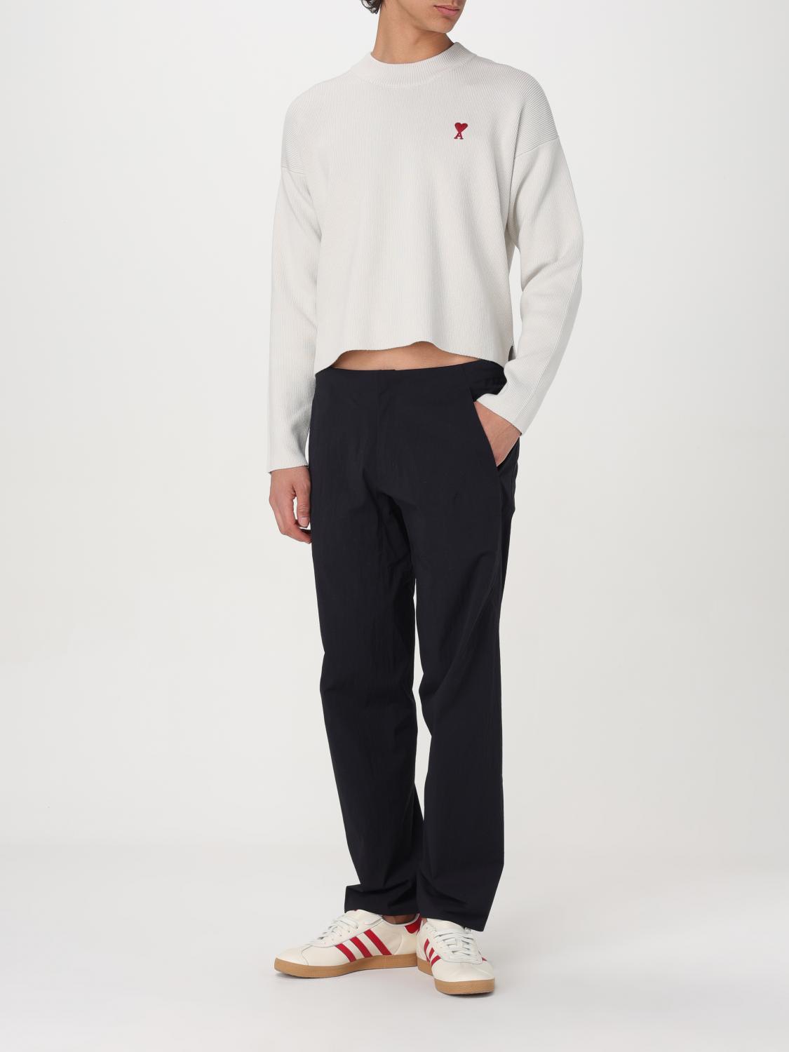 AMI PARIS SWEATER: Sweatshirt men Ami Paris, White - Img 2