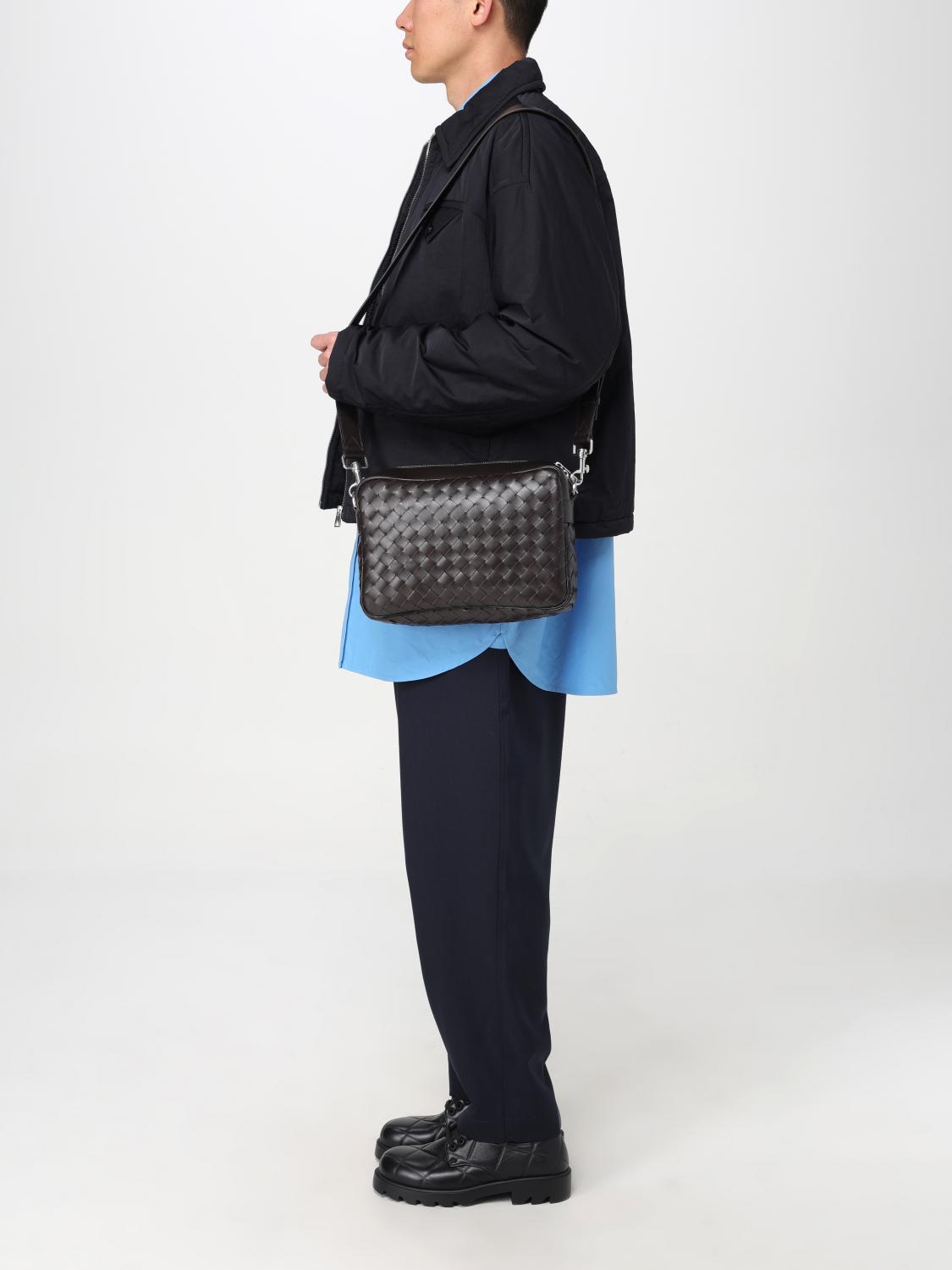 BOTTEGA VENETA BANDOLERA: Bolsos hombre Bottega Veneta, Marrón - Img 2