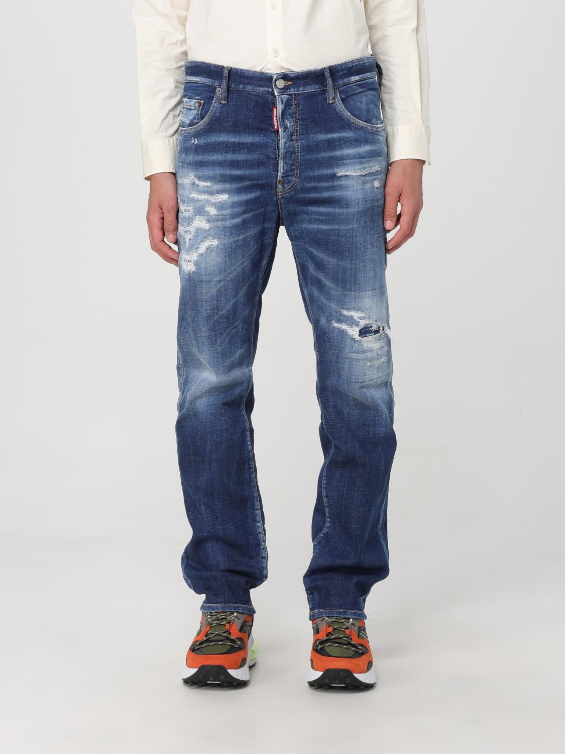 DSQUARED2 JEANS: Jeans men Dsquared2, Blue - Img 1