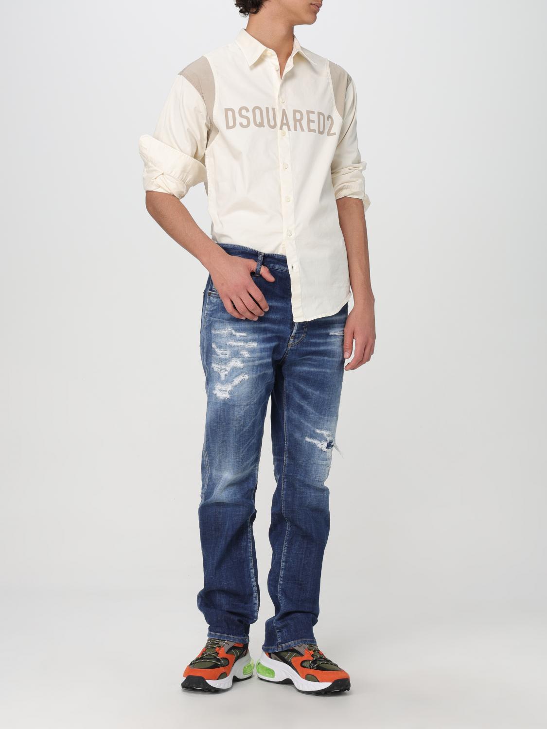 DSQUARED2 JEANS: Jeans men Dsquared2, Blue - Img 2