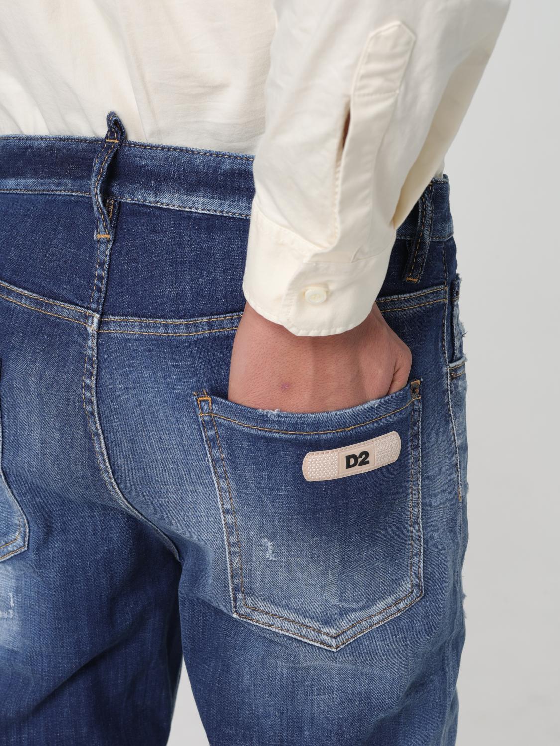 DSQUARED2 JEANS: Jeans men Dsquared2, Blue - Img 4