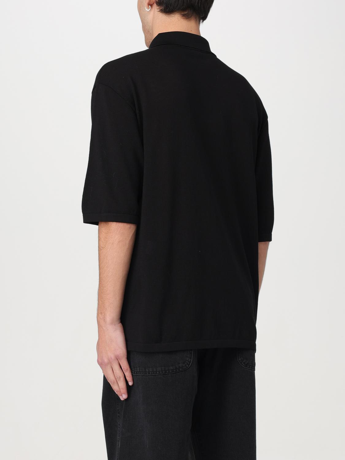 Lemaire Polo shirt men - Black | TO1225LK116 | GIGLIO.COM