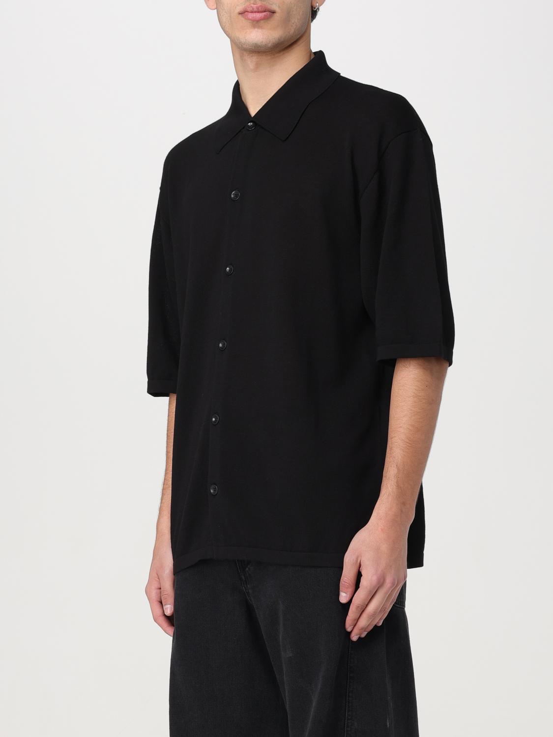 Lemaire Polo shirt men - Black | TO1225LK116 | GIGLIO.COM