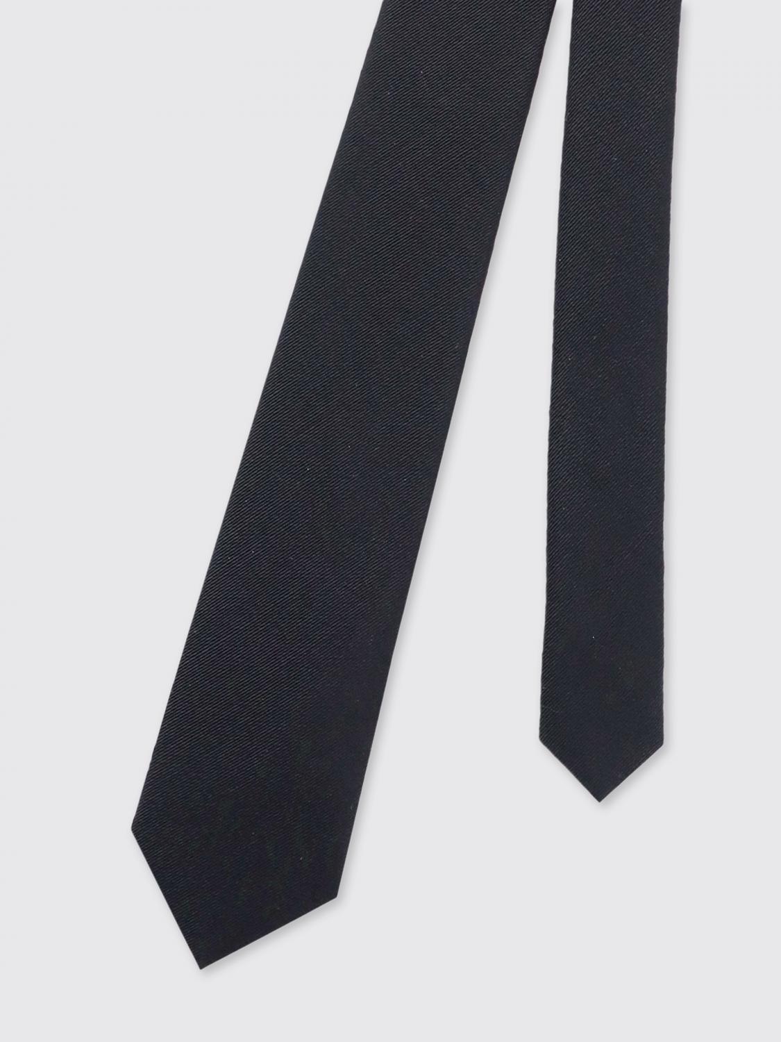 SAINT LAURENT：ネクタイ メンズ - ブラック | GIGLIO.COM