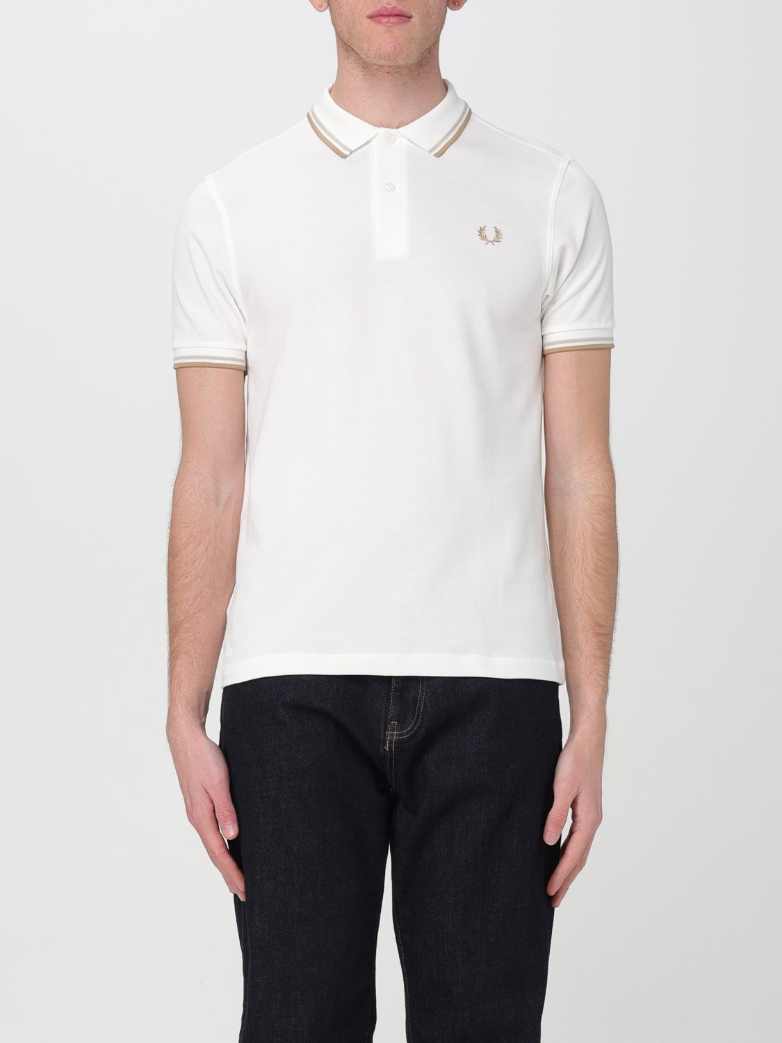 FRED PERRY POLO SHIRT: Polo shirt men Fred Perry, White - Img 1