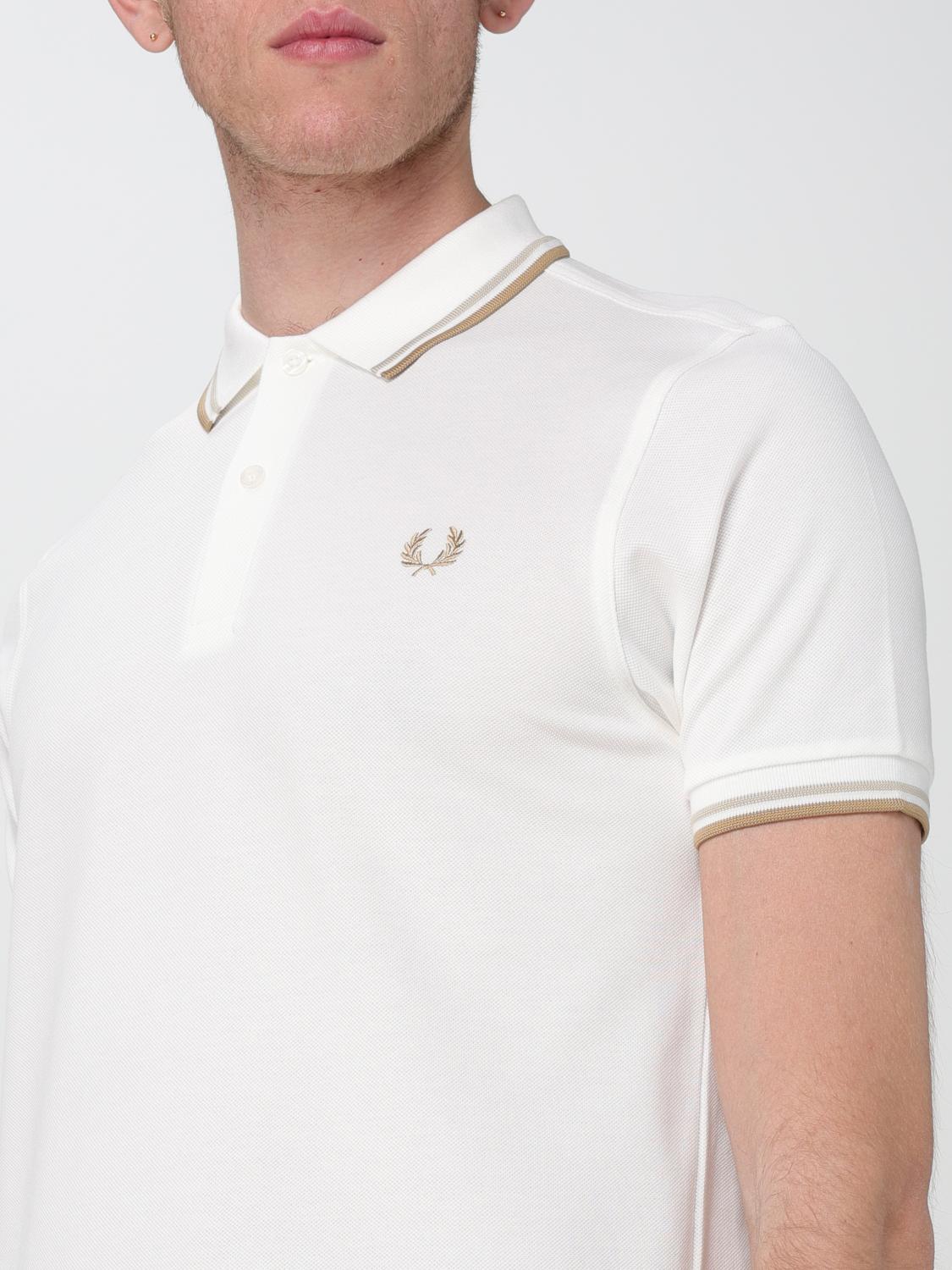 FRED PERRY POLO SHIRT: Polo shirt men Fred Perry, White - Img 3