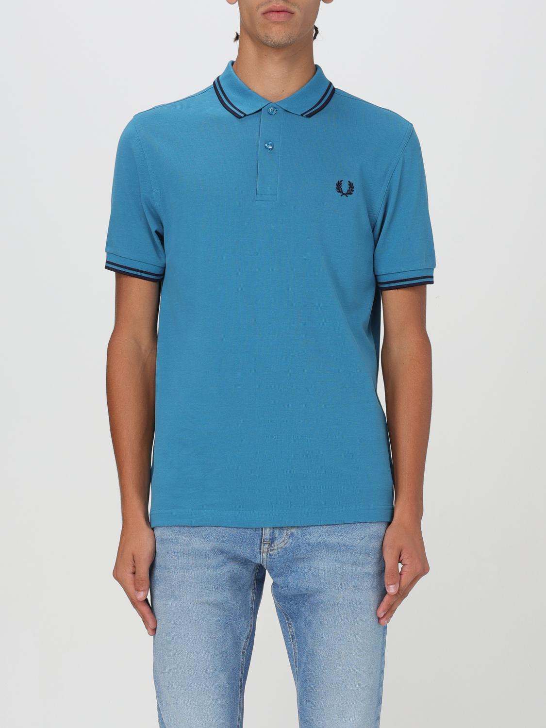 FRED PERRY POLO: Polo hombre Fred Perry, Verde Azulado - Img 1