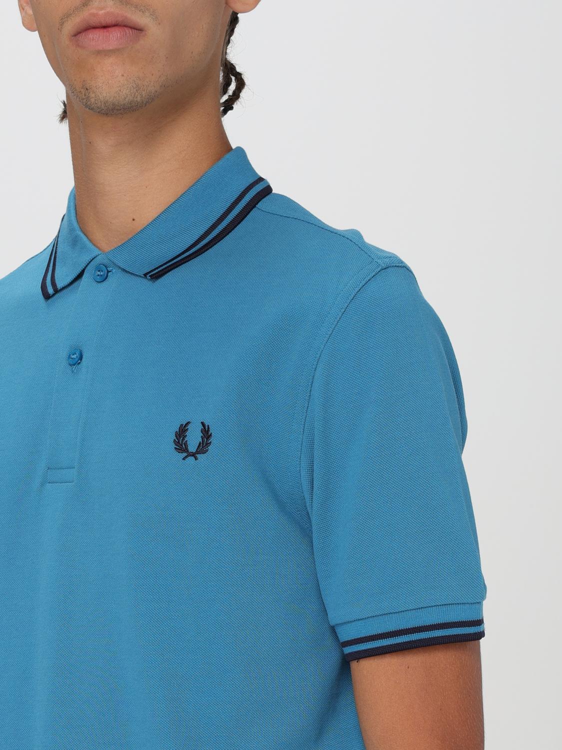 FRED PERRY POLO: Polo hombre Fred Perry, Verde Azulado - Img 3