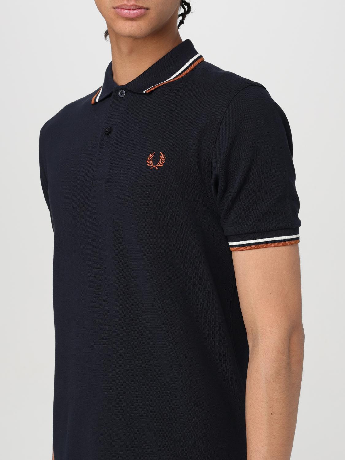 FRED PERRY POLO: Polo Fred Perry in piquet con logo , Elettrico - Img 3