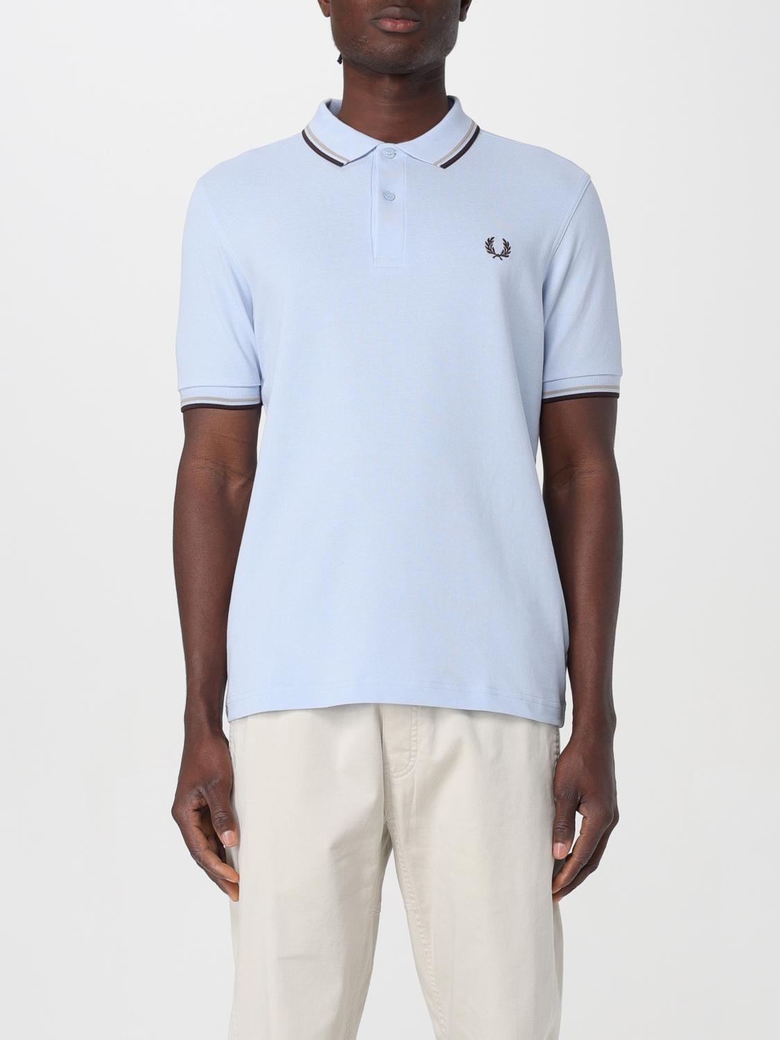 FRED PERRY POLO: Polo Fred Perry in piquet con logo , Royal - Img 1